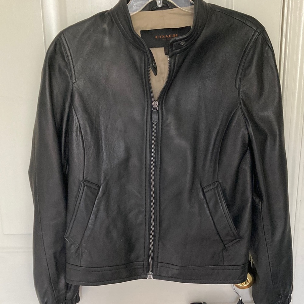Coach leather jacket